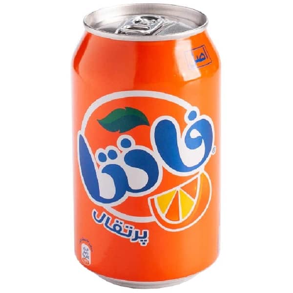 نوشابه قوطی فانتا